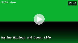 Marine Biology and Ocean Life